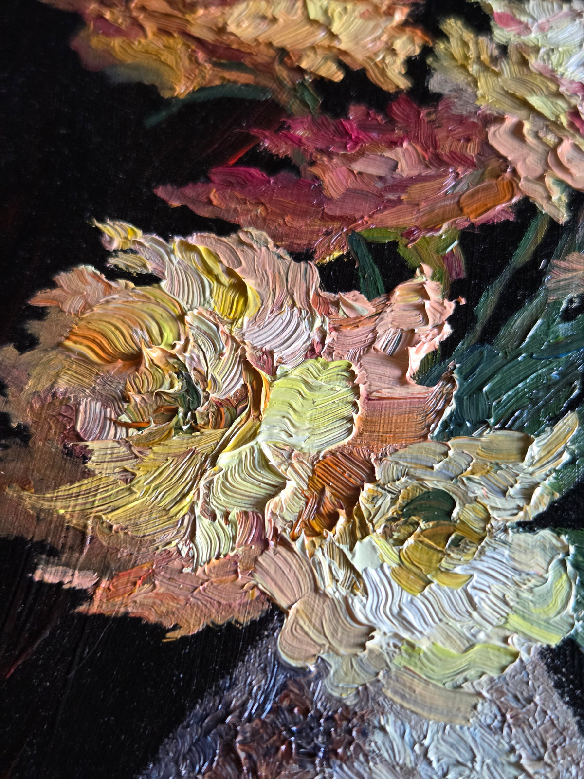 Peonies at Night