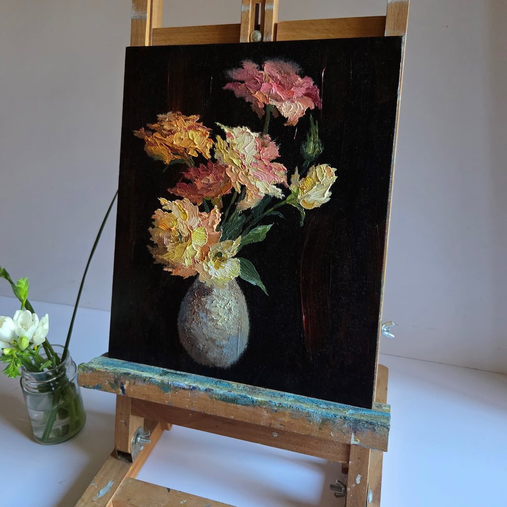 Peonies at Night