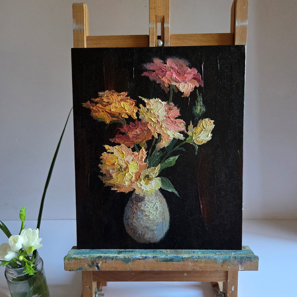 Peonies at Night