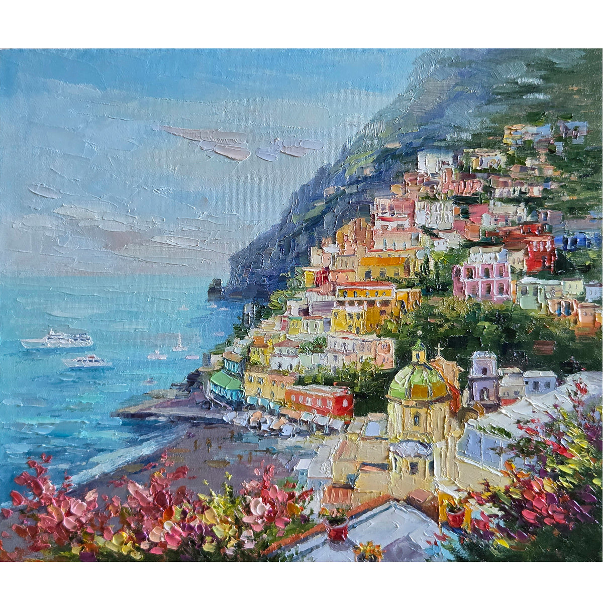 Positano Sunset Coastline
